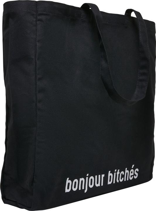 Actual product image Mister Tee Bonjour Bitches Oversize Canvas Tote Bag - 17560