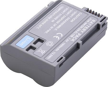 Actual product image Acconic Battery f. Nikon EN-EL15b D7000 D7100 D600 D610 D800 D800E D810 D850 Z7 V1