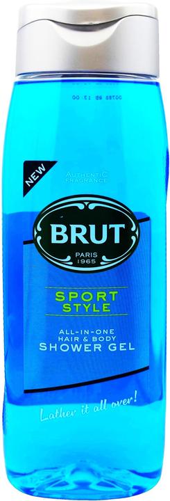 Brut gel and shampoo 500ml Sport style (500 ml, Flüssiges Shampoo)