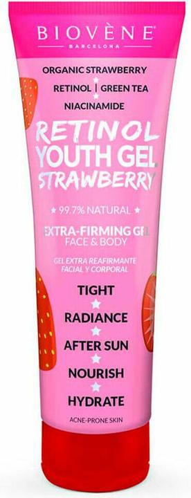 Biovène Biovene Retinol Youth Gel Strawberry Extra-Firming Face y Body 200ml (Körpergel, 200 ml)