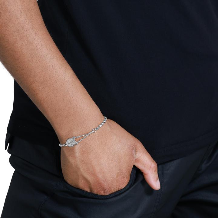 Produktbild Heideman Leo silberfarbend poliert (21 cm, 100% Edelstahl)