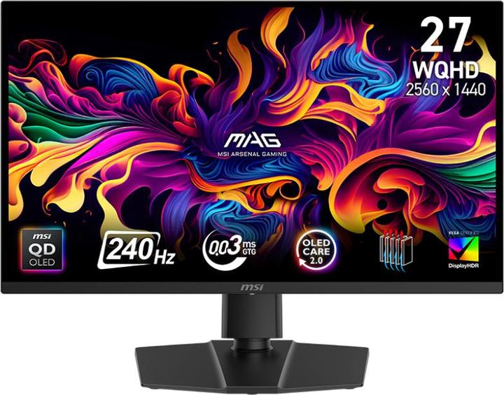 Produktbild MSI MAG 271QP QD-OLED X24 (2560 x 1440 Pixel, 26.50")