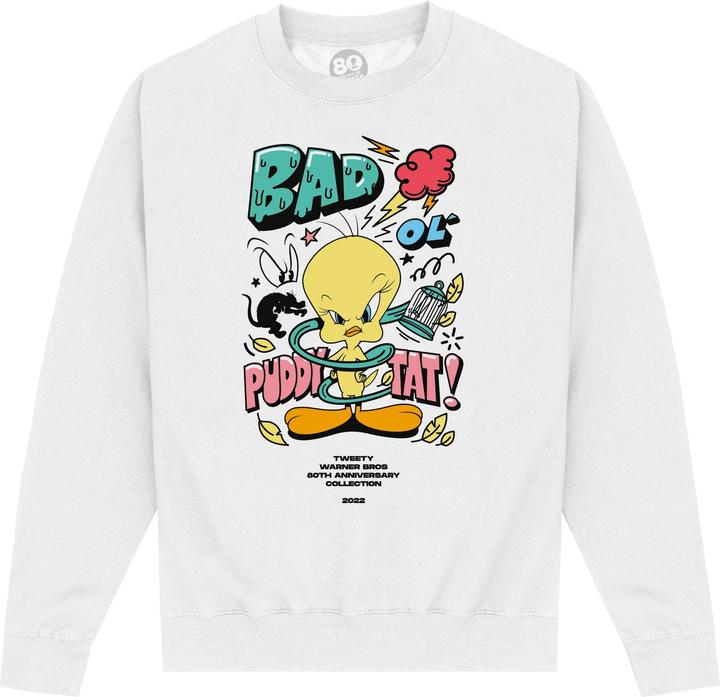 Tweety Bad Ol Puddy Tat Sweatshirt (S)