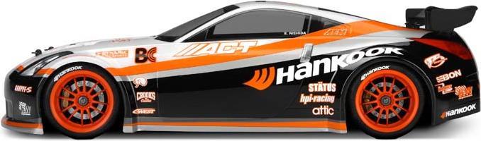 Produktbild HPI Karosserie Nissan 350Z Hankook (200mm)