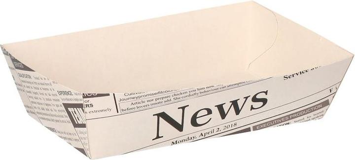 Produktbild Papstar Pommes-Frites-Trays "Newsprint" (50 x)