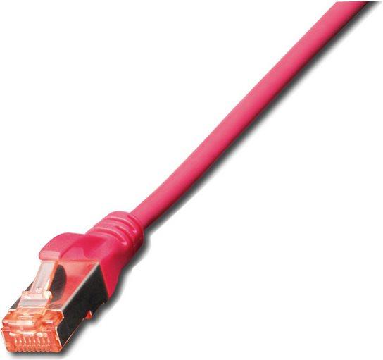 Actual product image Digitus Patch cord SFTP/PIMF CAT6 2m 4x2AWG 27/7 2xRJ45 magenta (S/FTP, CAT6, 2 m)