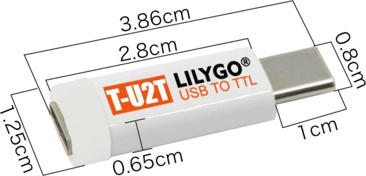 Produktbild Lilygo TTGO T-U2T USB zu TTL Programmer CH9102