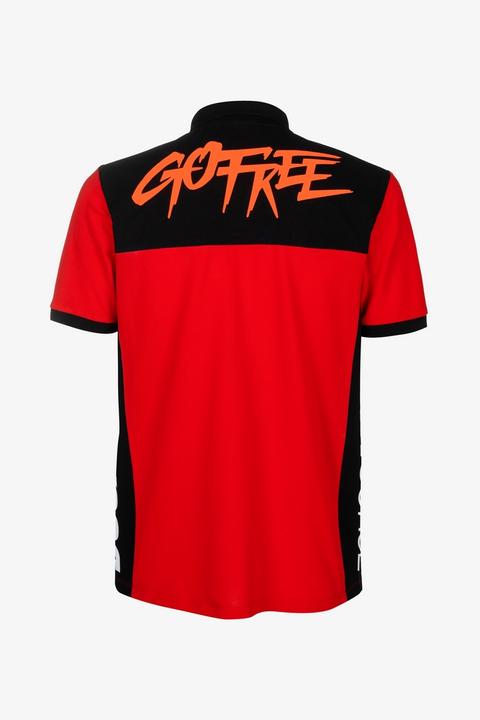 Actual product image VR46 Polo 24 Dual Ducati Bagnaia Red (L)