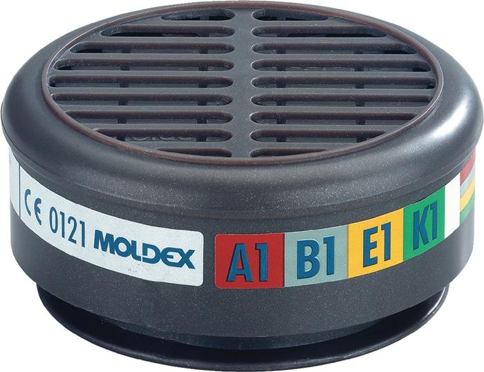 Produktbild Moldex Gasfilter 8900, ABEK1 f. Masken Serie 8000 (A1B1E1K1, 10 x)