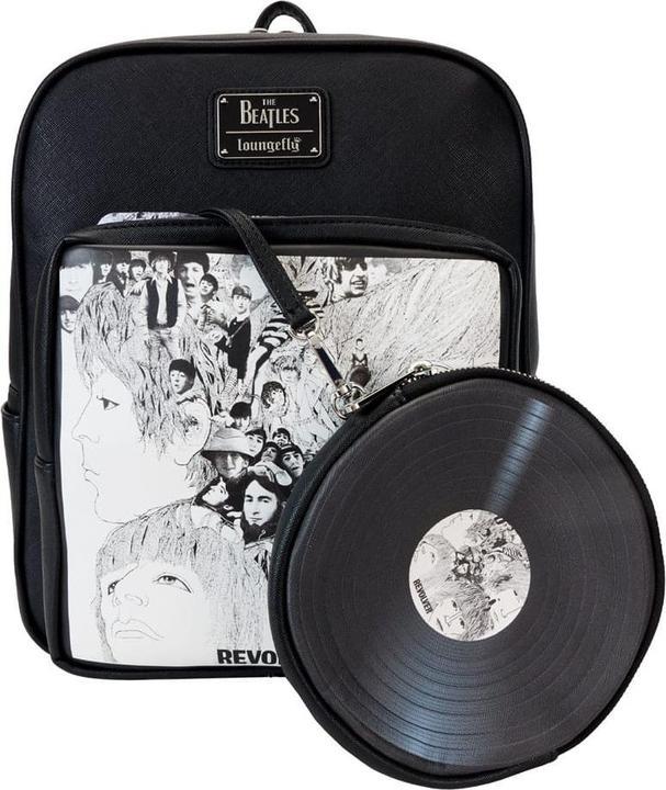 Image du produit Loungefly The Beatles by Mini-sac à dos Revolver Album with Record Pouch