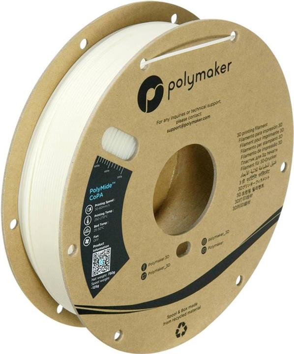 Image du produit Polymaker Nylon CoPA 6/6-6 (Nylon, 1.75 mm, 750 g, Transparent)