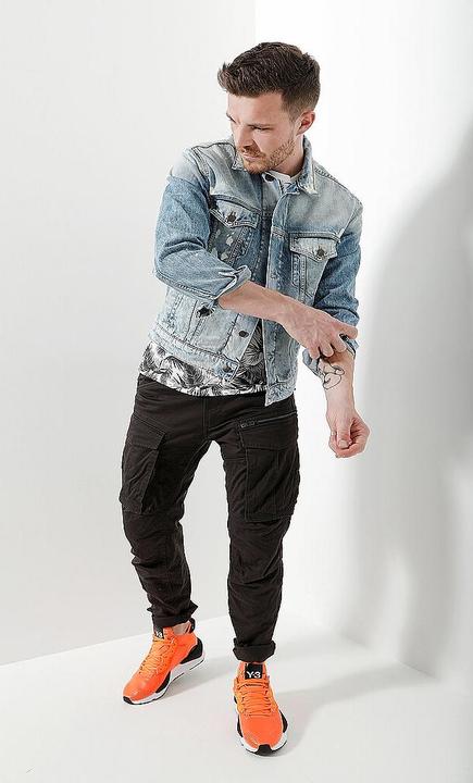 Actual product image G-Star 3D Tapered Cargo Pant Rovic Zip raven (W34/L34)
