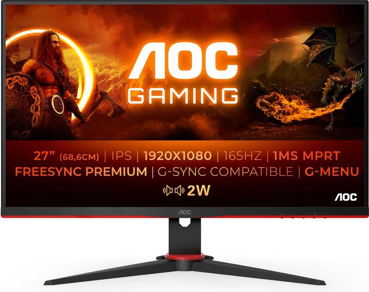 Produktbild AOC 2SPAE/BK (1920 x 1080 Pixel, 27")