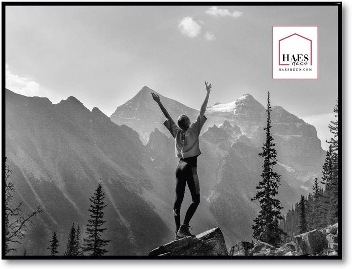 Image du produit Haes Deco Deco Kunststoff-Fotorahmen 60x80 cm EF19B Easy Frame Schwarz (60 x 80 cm)