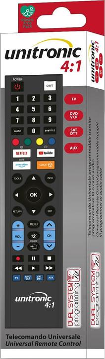 Actual product image iSnatch Programmable remote control for 4 devices (Universal remote control, Infrared)