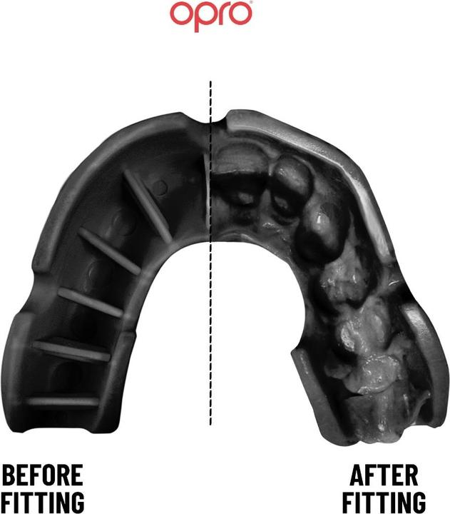 Actual product image Opro Self-Fit UFC Bronze - Black (One size)