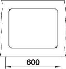 Produktbild Blanco ETAGON 500-F | SILGRANIT tartufo | Einbauart: Flächenbündig | ohne Ablauffernbedienung, mit Z (Einbauspüle, 52.70 cm, 42.70 cm)