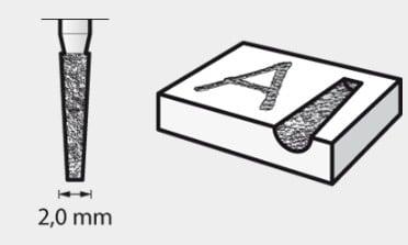 Actual product image Dremel Diamond cutters 7134