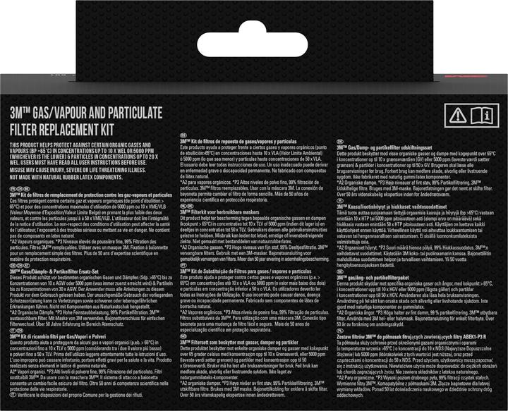Produktbild 3M Filterkit Pestizid (A2P3, A2, P3, 2 x)