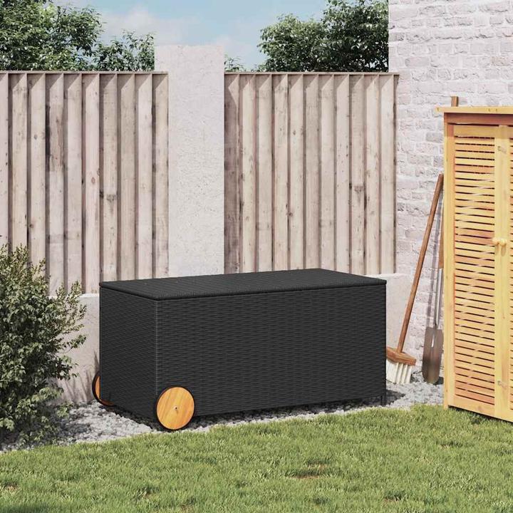 Produktbild VidaXL Gartentruhe mit Rollen 190L