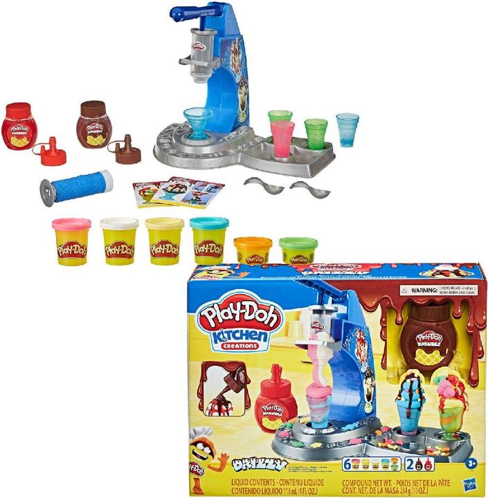 Actual product image Play-Doh Drizzy ice cream machine with toppings
