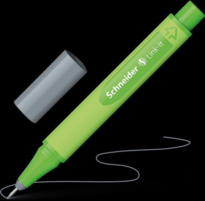 Actual product image Schneider Fineliner Link-It - Anthracite (Silver, 1 x)