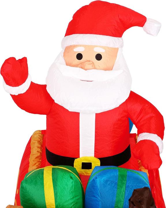 Produktbild Monzana Weihnachtsmann Schlitten XXL LED