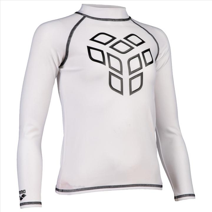 Arena Unisex Jr Rash Vest L/S Graphic