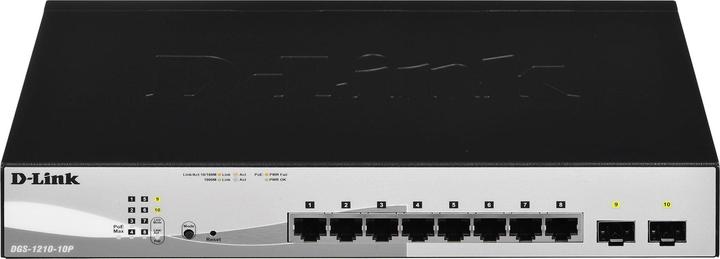 Image du produit D-Link Dgs-1210-10p (8 Ports)