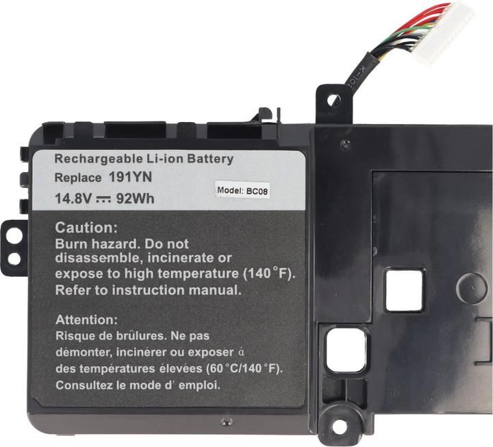 Produktbild AccuCell Akku Dell Alienware 15 Series, 17 R3 (6220 mAh)