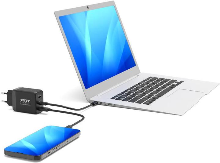 Produktbild Port Designs PORT Connect strømforsyningsadapter - (65 W)