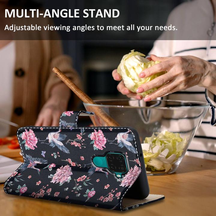 Actual product image Cadorabo Book cover with print (Mate 30 Lite)