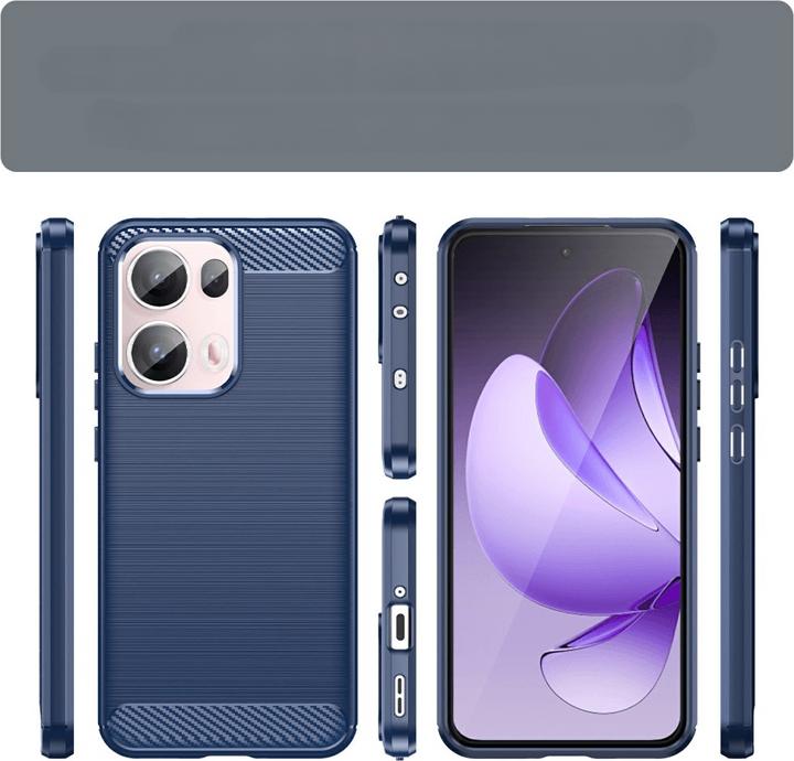 Actual product image Cover-Discount OPPO Reno13 Pro 5G - Metall Carbon Look Hülle (Oppo Reno 5G)