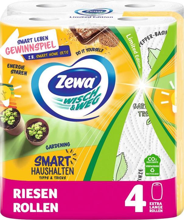 Zewa Essuyage et nettoyage 4X72 Limited (4 x)