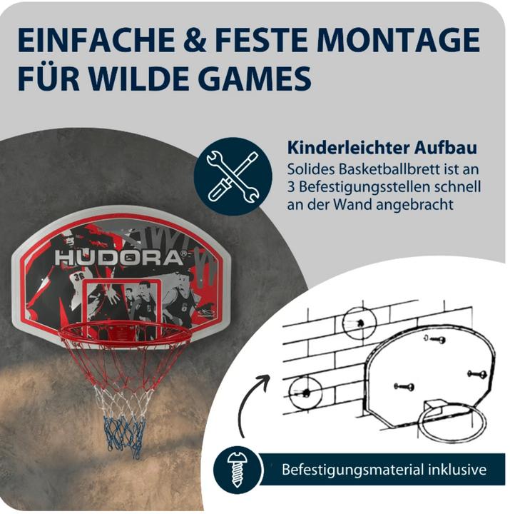 Produktbild Hudora Basketballkorbset In-/Outdoor