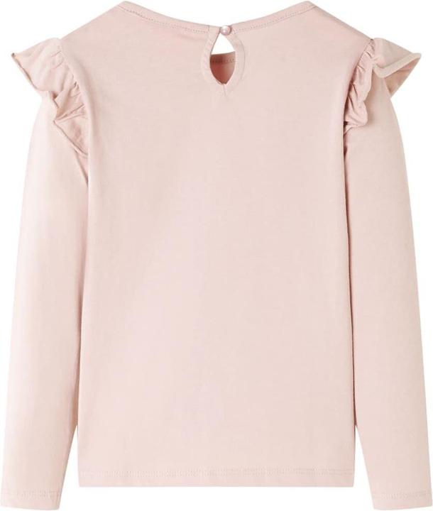 Produktbild VidaXL Kinder-Langarmshirt Rosa 128,Material: 100 % Baumwolle,Farbe (128)