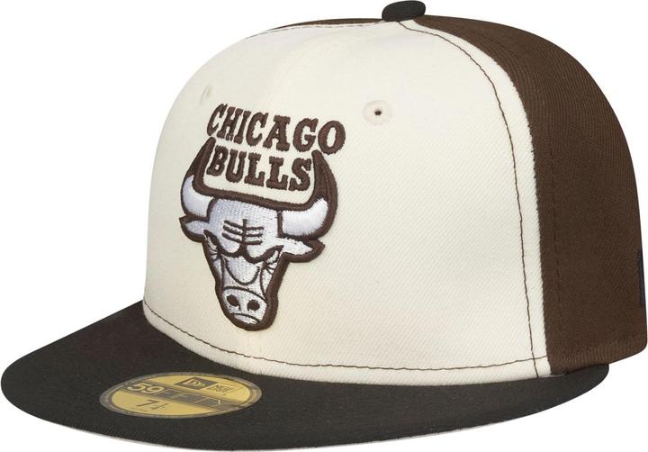 New Era 59Fifty Cap - Chicago Bulls chrome / walnut - 7 3/8 (7 3/8)