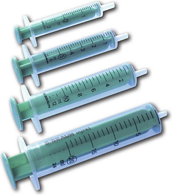 Actual product image B.Braun Disposable syringes with Luer attachment