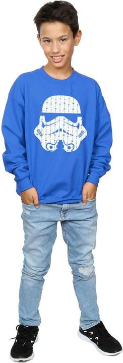 Produktbild Star Wars Christmas Stormtrooper Helmet Sweatshirt Jungen (128)