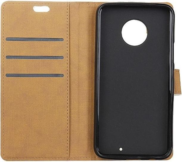 Productafbeelding MU Classic Classic II Lederen Boekomslag Serie (Motorola Moto G6 Plus)