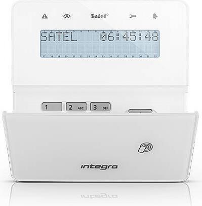 Actual product image Satel Keypad For Alarm Control Panel Int-Klfr-W