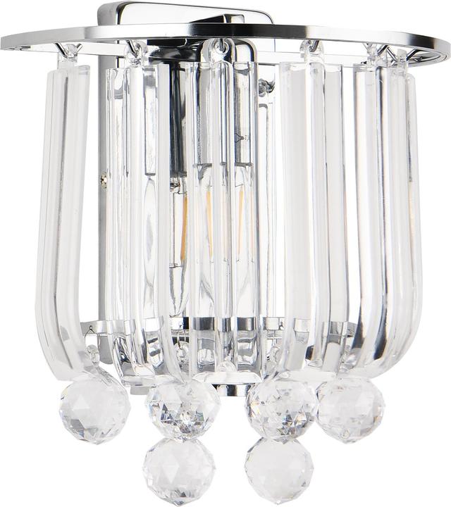 Lux.Pro Wall light Alnwick set of 2 E14 chrome coloured (E14)