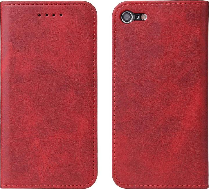 Image du produit Cover-Discount iPhone SE / 8 / 7 - Stand Flip Case étui rouge (Apple iPhone SE)