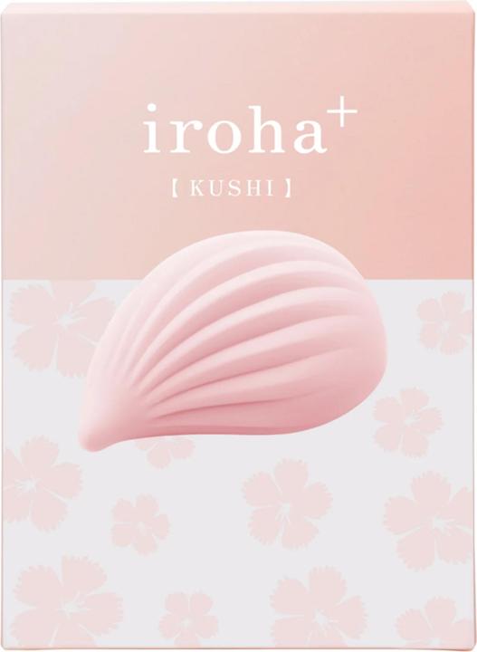 Actual product image Tenga iroha+ kushi by - quiet and very strong vibrator, soft-touch silicone, nadeshiko (pink)