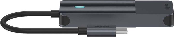 Produktbild Rapoo USB-C Hub, USB-C auf USB-A und USB-C, grau (USB-C, 4 Ports)
