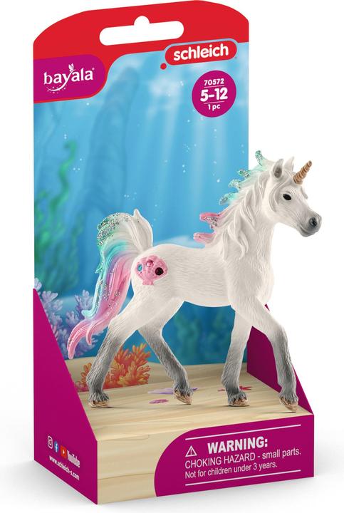 Actual product image Schleich Bayala Underwater Unicorn Foal