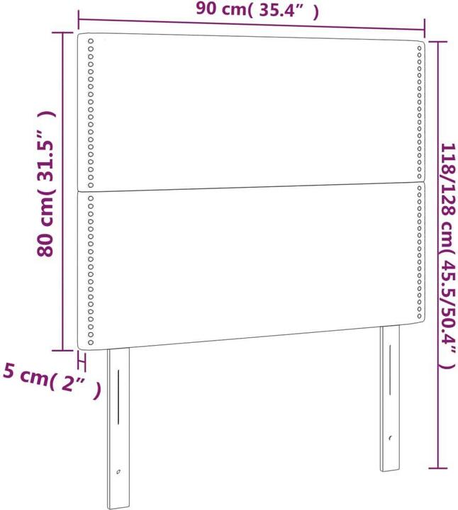 Immagine prodotto VidaXL Zobor (90 x 5 x 128 cm)