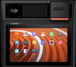 Image du produit Sunmi D2 Mini, 4G, NFC, 25,7cm (10,1"), KD, Android, noir, orange