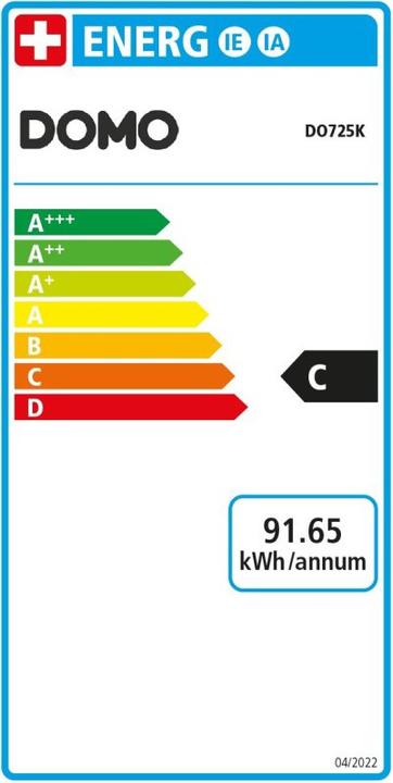 Energy Label Domo DO725K