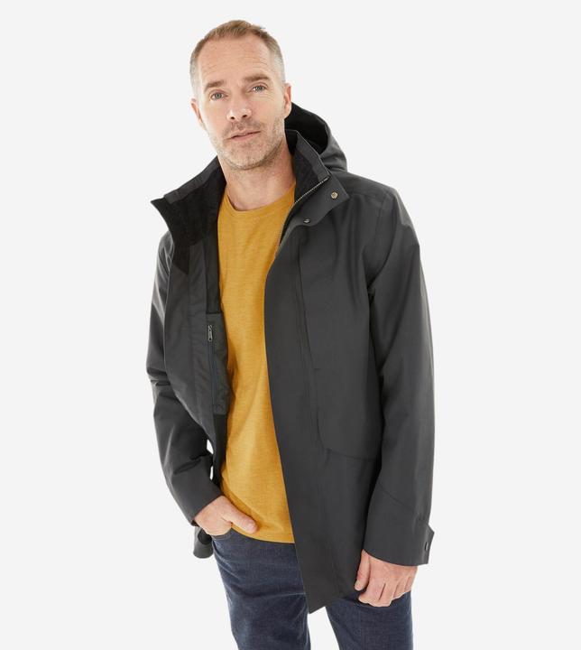 Actual product image Quechua Men's waterproof hiking jacket - NH500 (S)